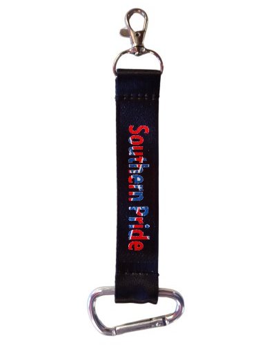 Southern Pride Confederate carabiner lanyard keychain